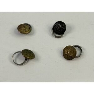 Lot of 4 Vintage Boy Scout Uniform Button,  Be Prepared